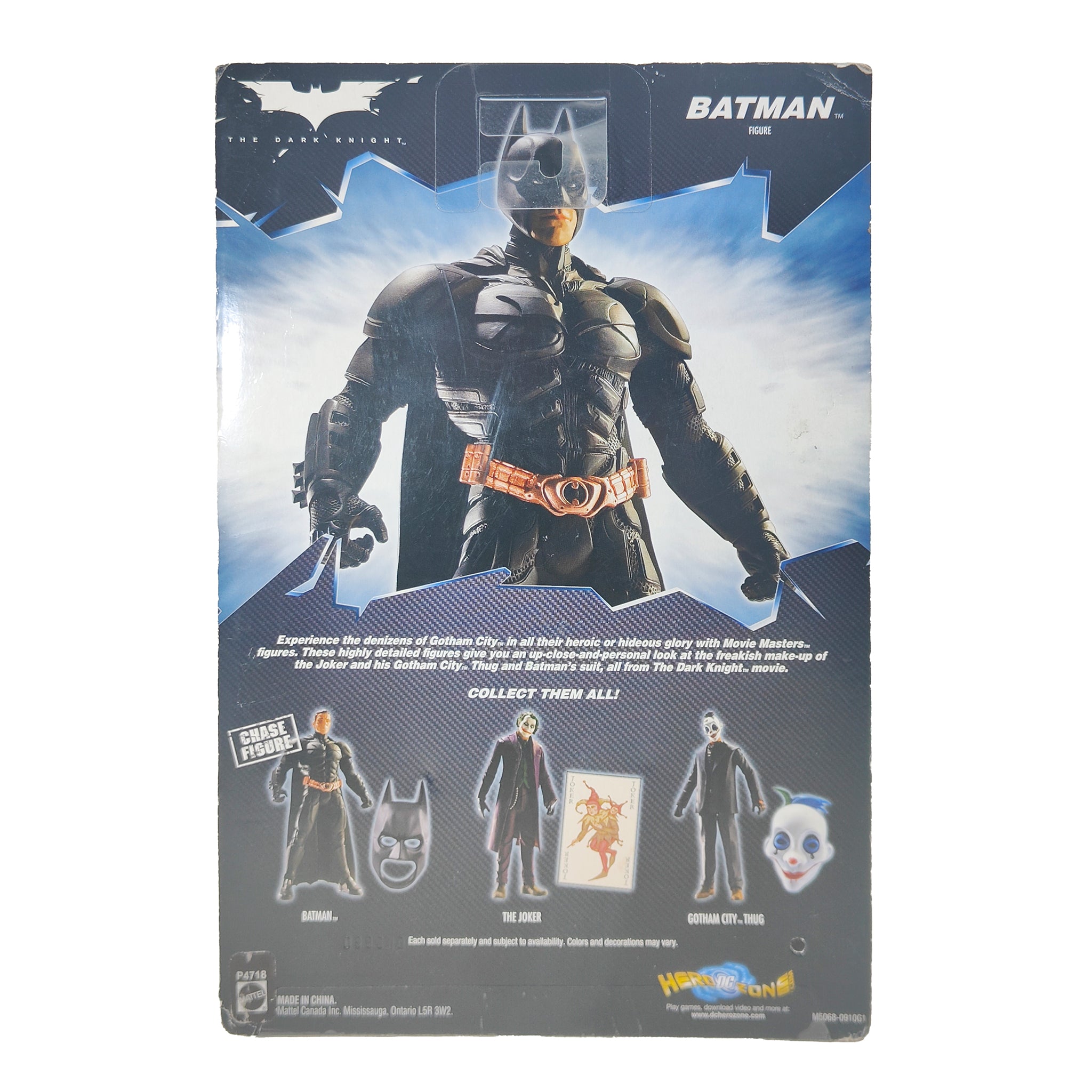 Batman The Dark Knight Movie Masters Crime Scene Evidence Mattel