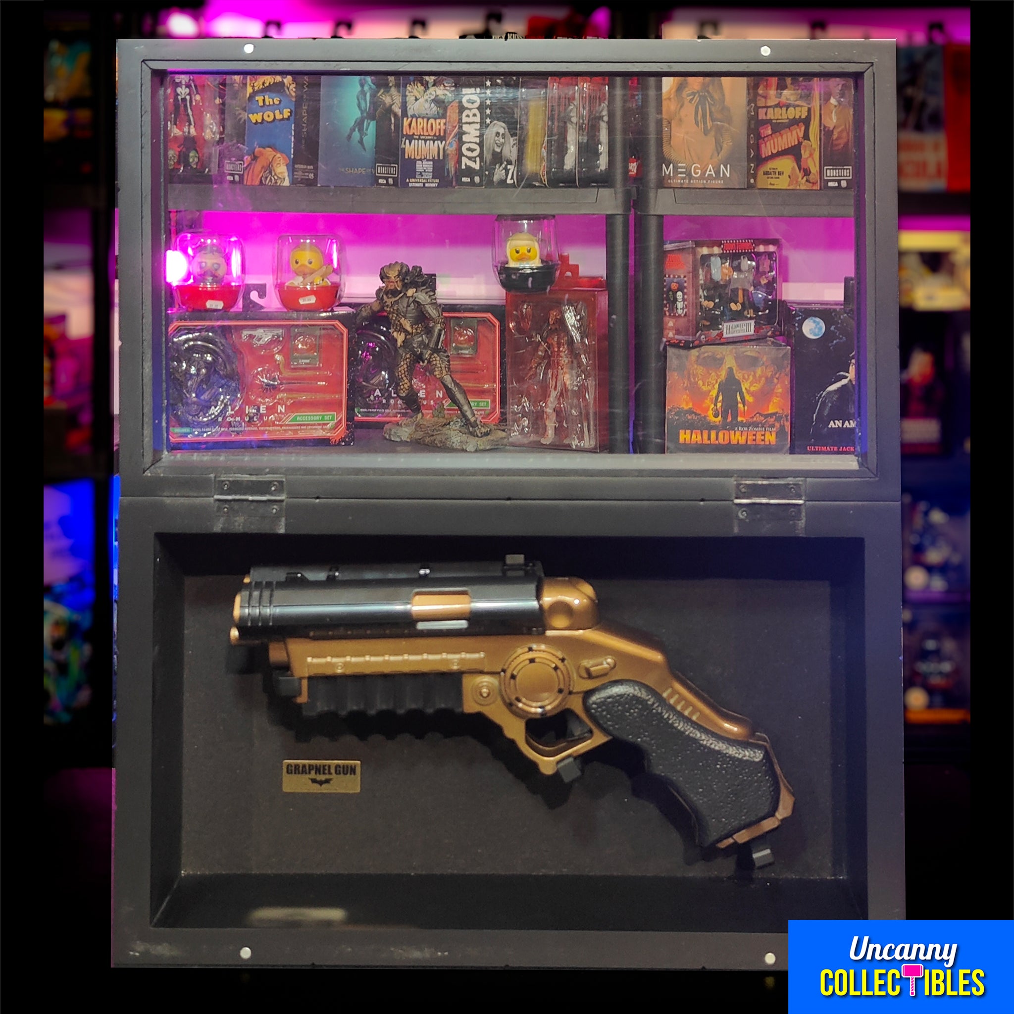 Batman The Dark Knight Replica 1/1 Grapnel Gun The Noble Collection – Batman, The Noble Collection, 60 cm, 2012, pre-owned collector piece, Uncanny Collectibles Dublin Ireland