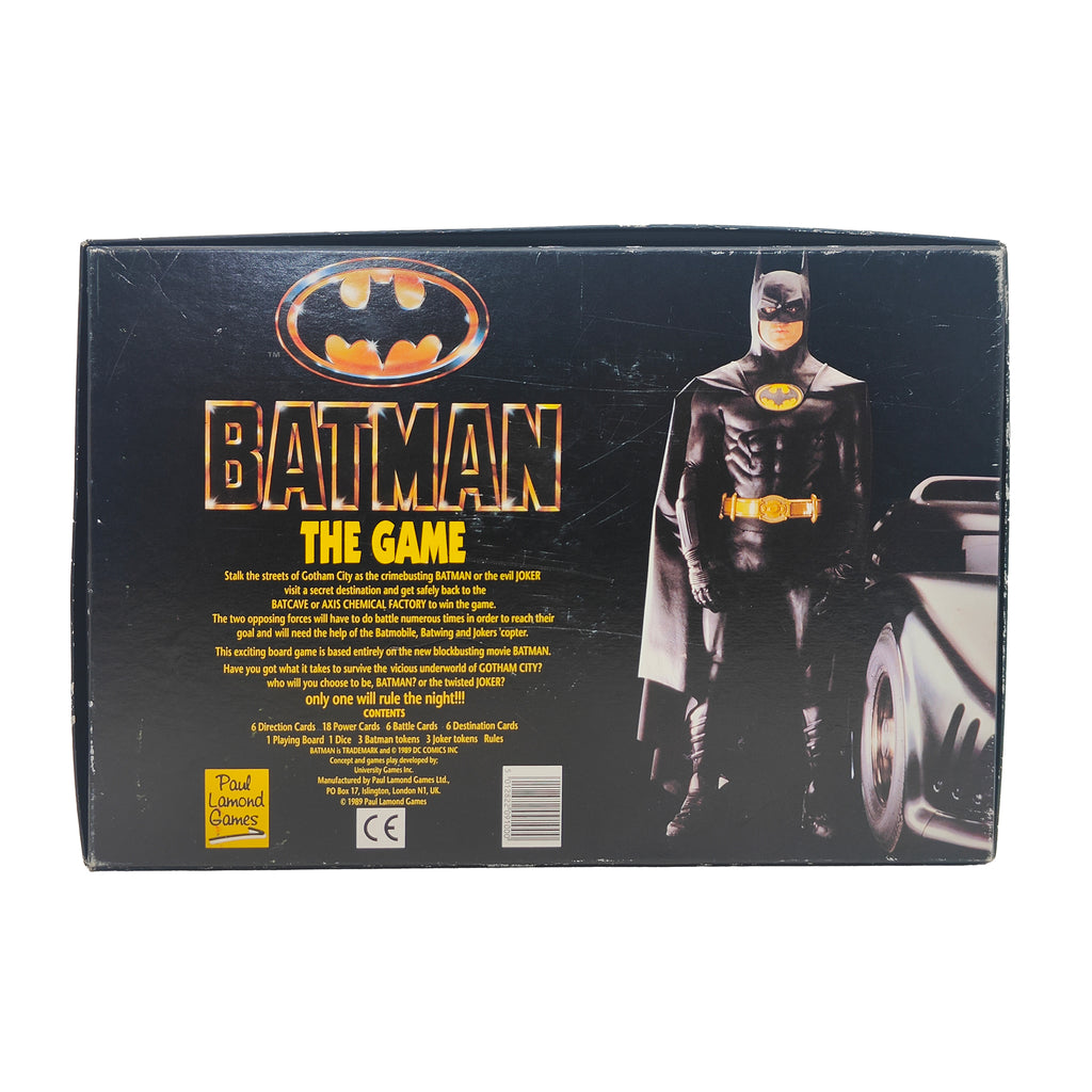 Batman The Game 1989 Movie Board Game Paul Lamond DC Comics
