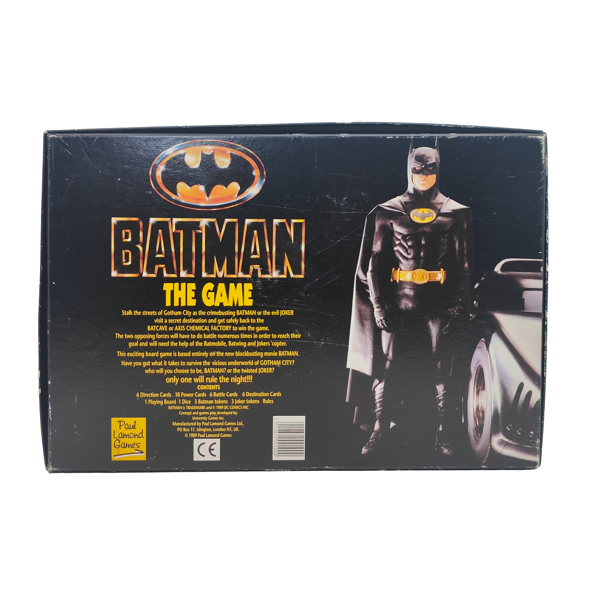 Batman The Game 1989 Movie Board Game Paul Lamond DC Comics