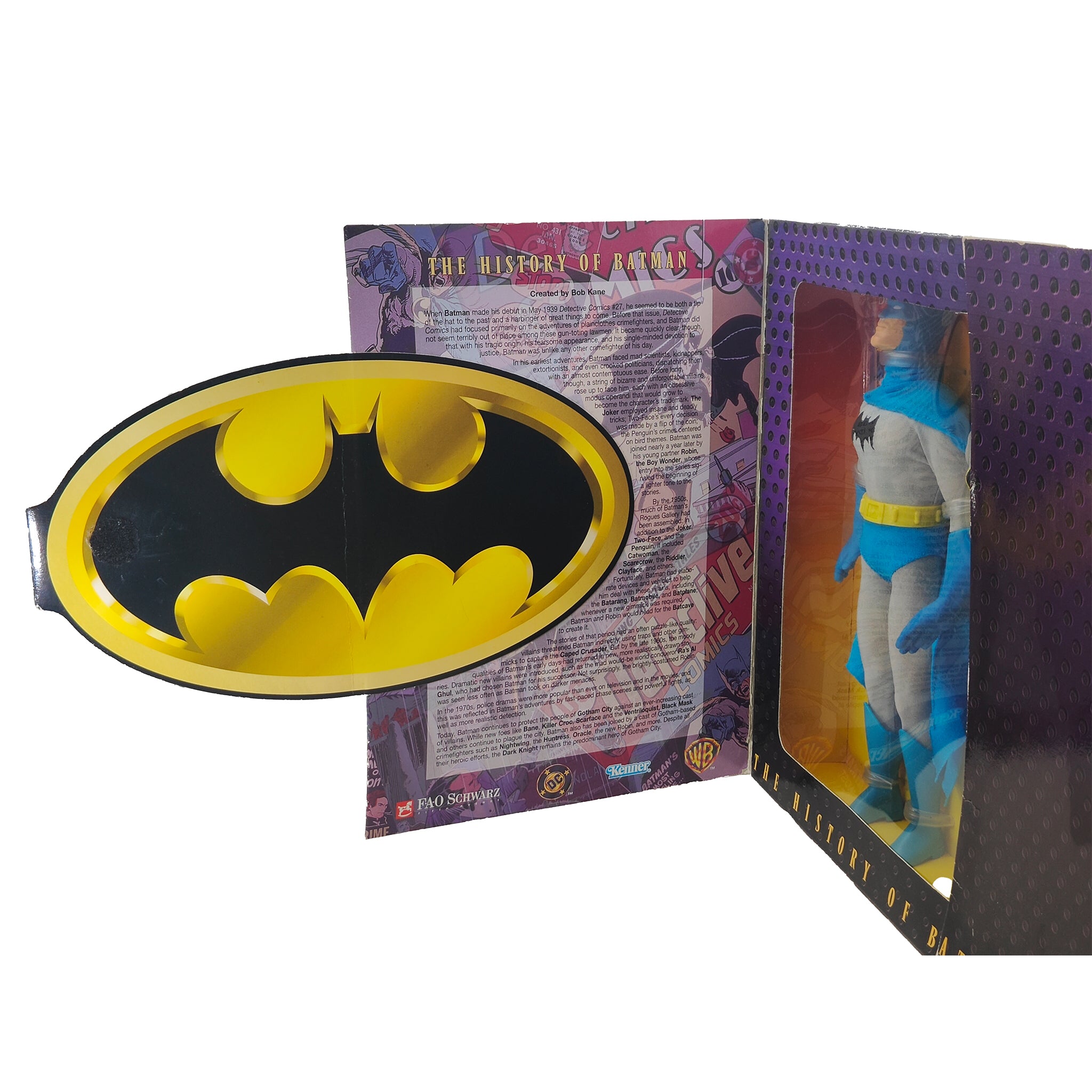 Batman The History of Batman Collection Kenner 3 Figure Set 1996 FAO Schwarz
