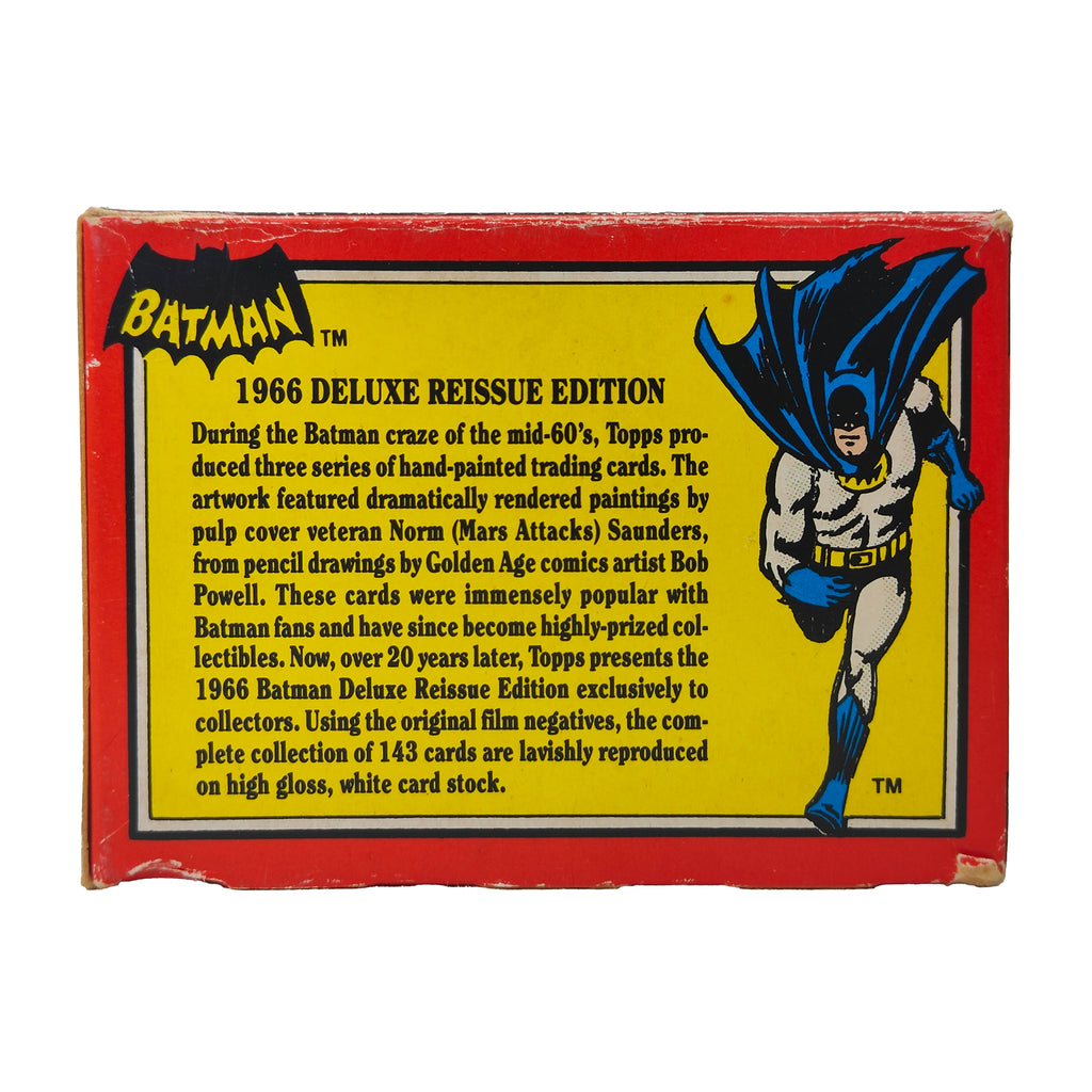 Batman Topps Trading Cards Bundle 1989 Movie Series 1 and 2 and 1966 Reissue