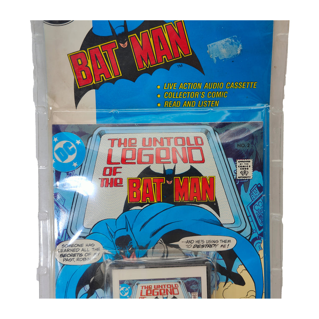 Batman Untold Legend MPI Audio Cassette and Comic Complete 3 Pack 1989