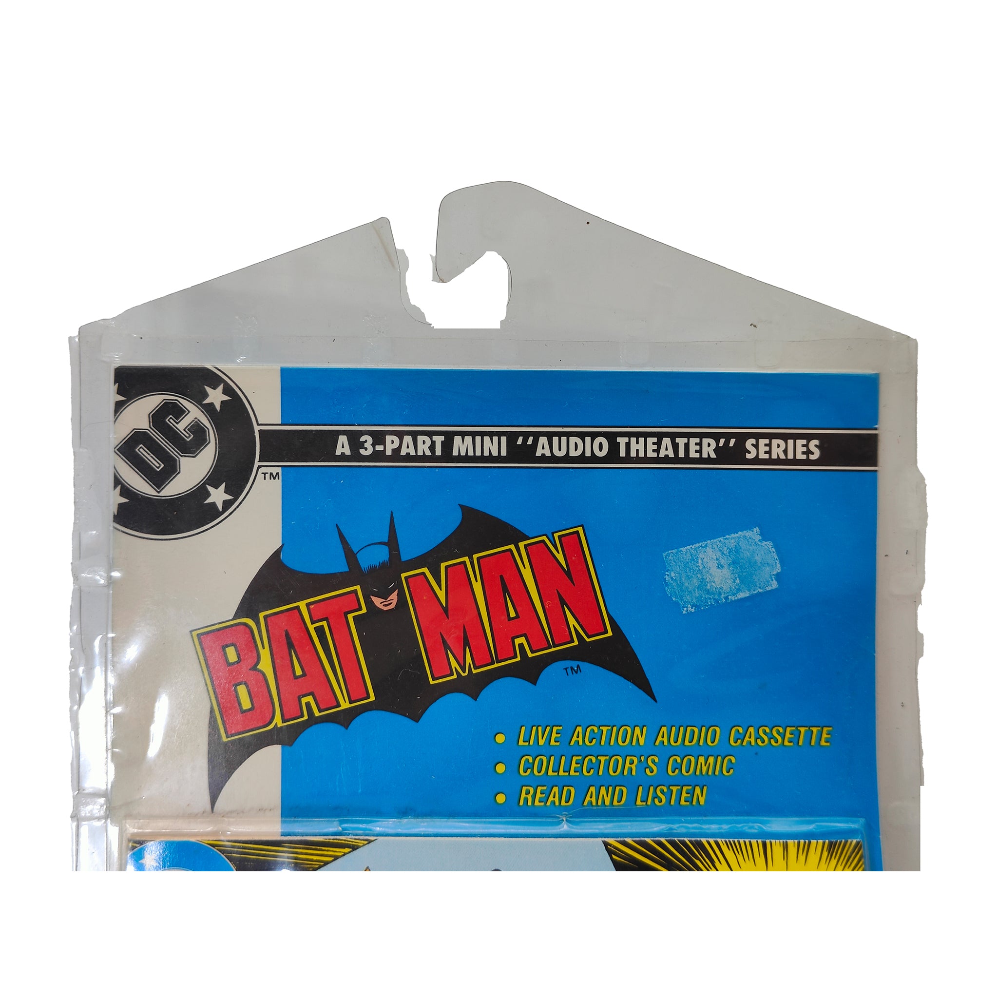 Batman Untold Legend MPI Audio Cassette and Comic Complete 3 Pack 1989