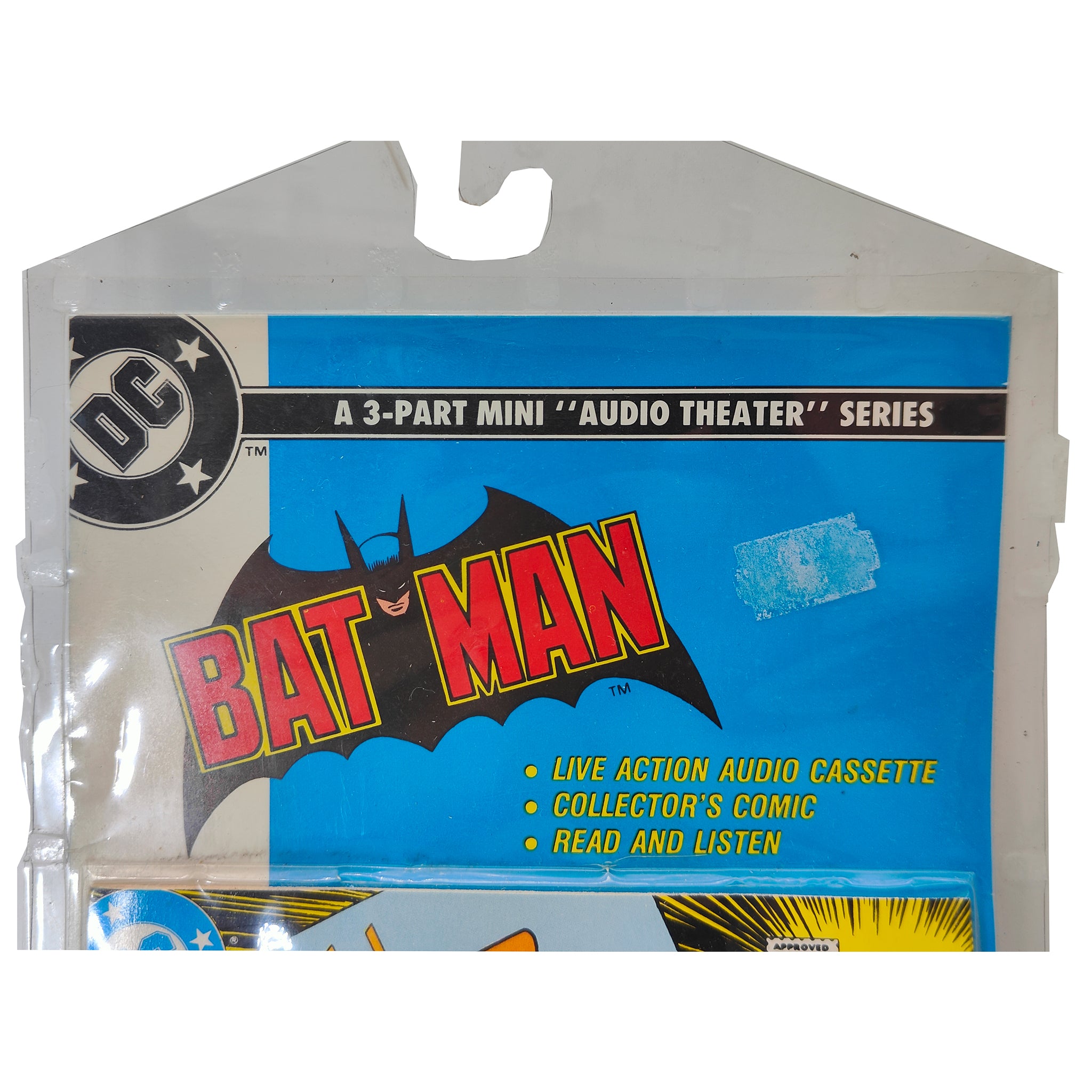 Batman Untold Legend MPI Audio Cassette and Comic Complete 3 Pack 1989