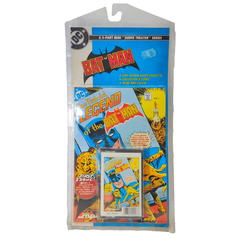 Batman Untold Legend MPI Audio Cassette and Comic Complete 3 Pack 1989