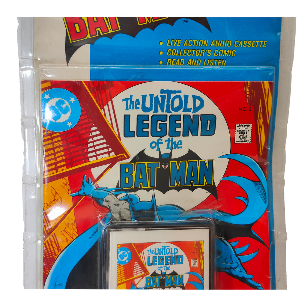 Batman Untold Legend MPI Audio Cassette and Comic Complete 3 Pack 1989