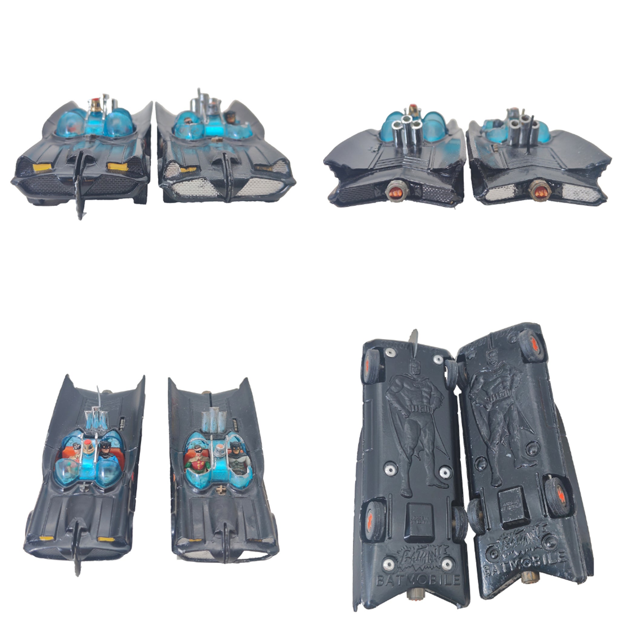 Batmobile Rocket Firing Batmobile with Batman and Robin Corgi Toys 267 Bundle – Batman, Corgi, 13 cm, pre-owned collector piece, Uncanny Collectibles Dublin Ireland