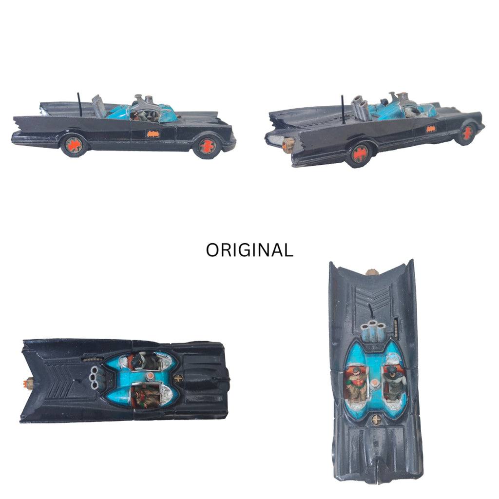 Batmobile Rocket Firing Batmobile with Batman and Robin Corgi Toys 267 Bundle