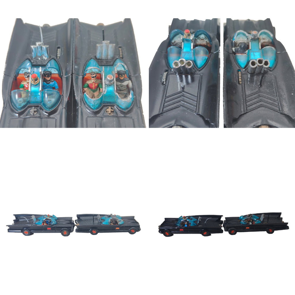 Batmobile Rocket Firing Batmobile with Batman and Robin Corgi Toys 267 Bundle