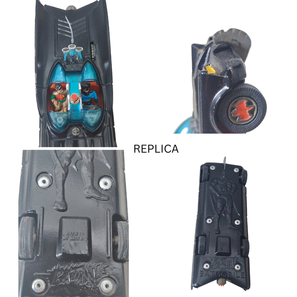 Batmobile Rocket Firing Batmobile with Batman and Robin Corgi Toys 267 Bundle