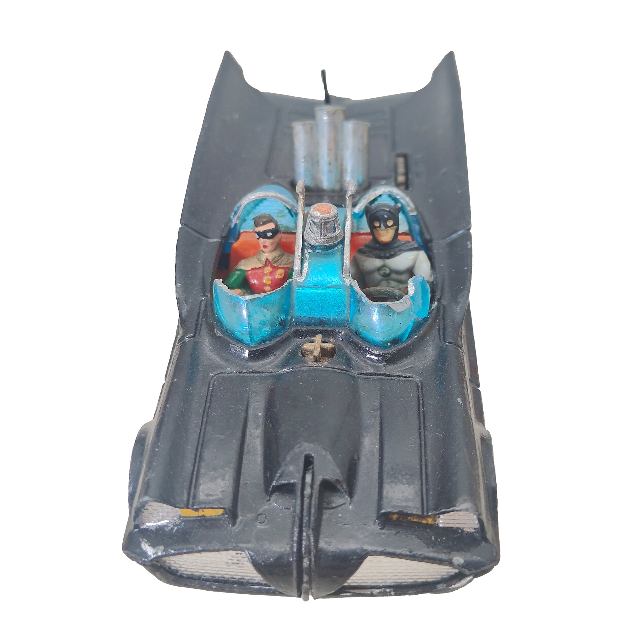 Batmobile Rocket Firing Batmobile with Batman and Robin Corgi Toys 267 Bundle – Batman, Corgi, 13 cm, pre-owned collector piece, Uncanny Collectibles Dublin Ireland