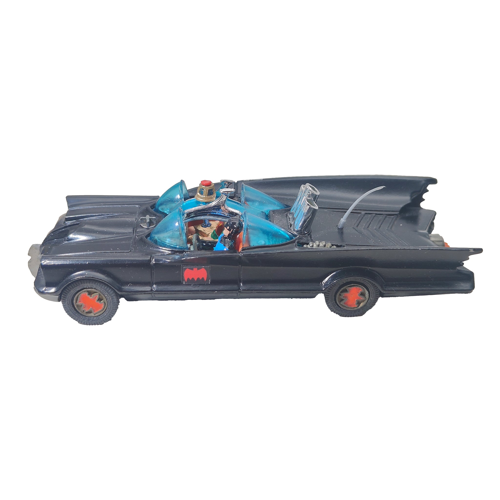 Batmobile Rocket Firing Batmobile with Batman and Robin Corgi Toys 267 Bundle – Batman, Corgi, 13 cm, pre-owned collector piece, Uncanny Collectibles Dublin Ireland