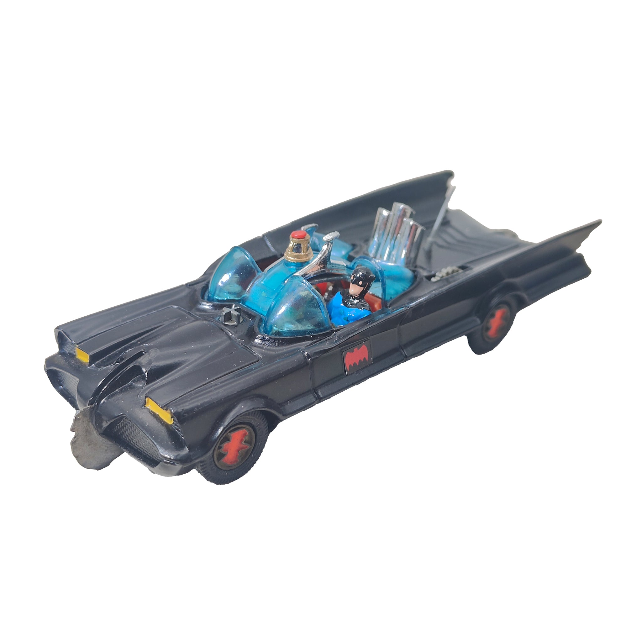 Batmobile Rocket Firing Batmobile with Batman and Robin Corgi Toys 267 Bundle – Batman, Corgi, 13 cm, pre-owned collector piece, Uncanny Collectibles Dublin Ireland