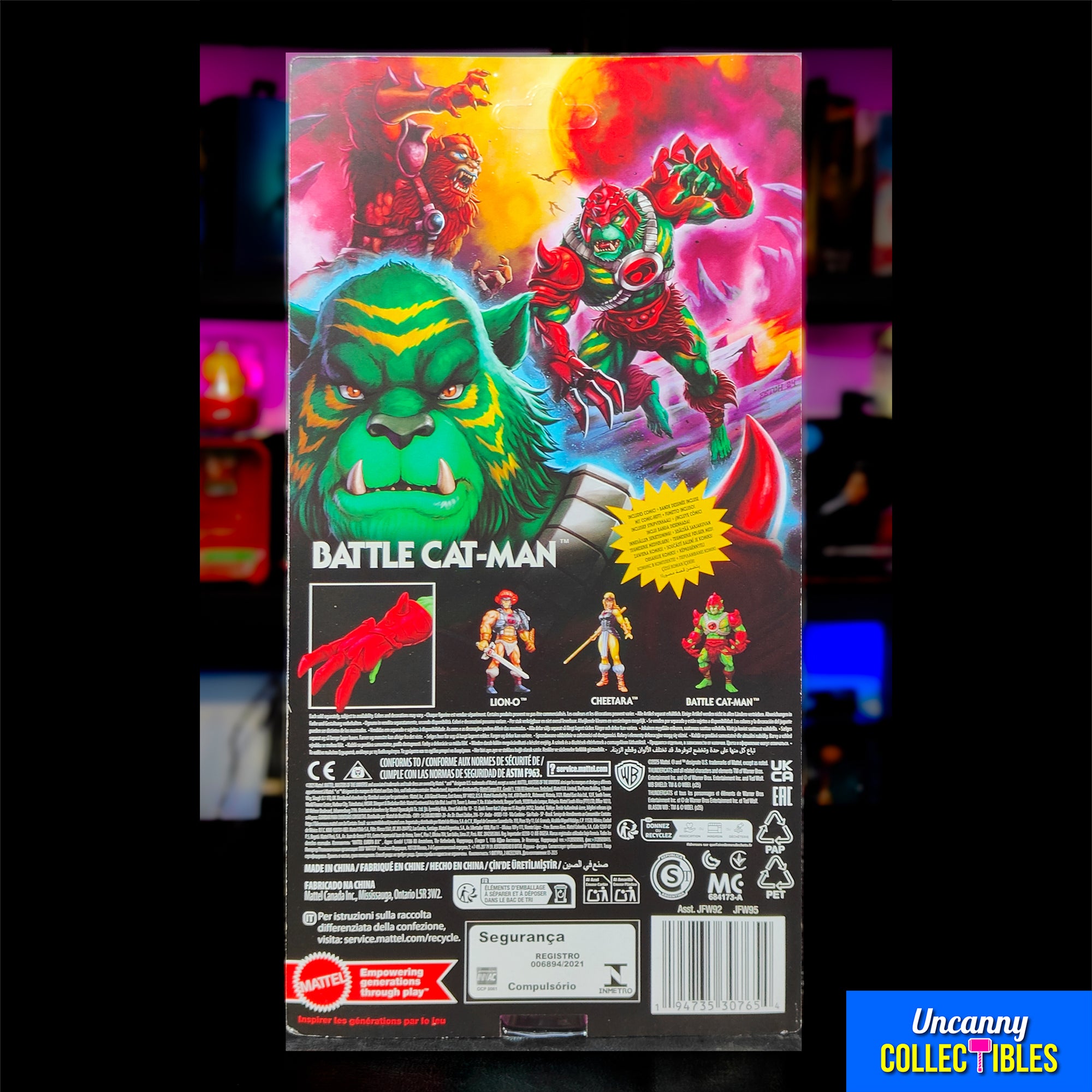 Battle Cat Man Masters of the Universe x ThunderCats Mattel Action Figure 14 cm