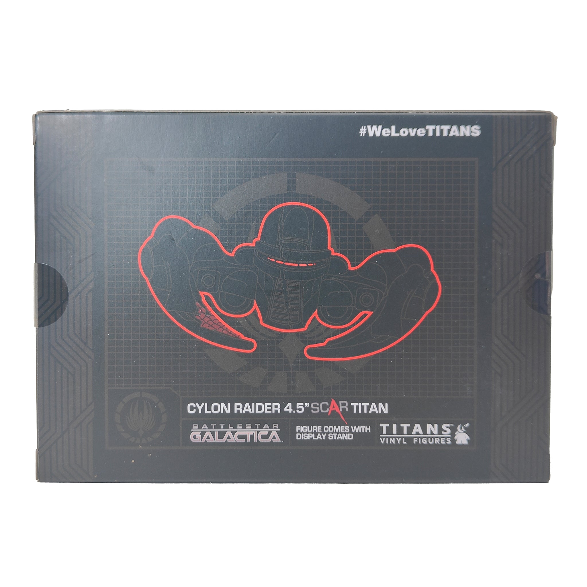 Battlestar Galactica Cylon Raider Exclusive Titans Vinyl Collectible 2016 11cm – TV Icons & Heroes, Titans, 11 cm, 2016, pre-owned collector piece, Uncanny Collectibles Dublin Ireland