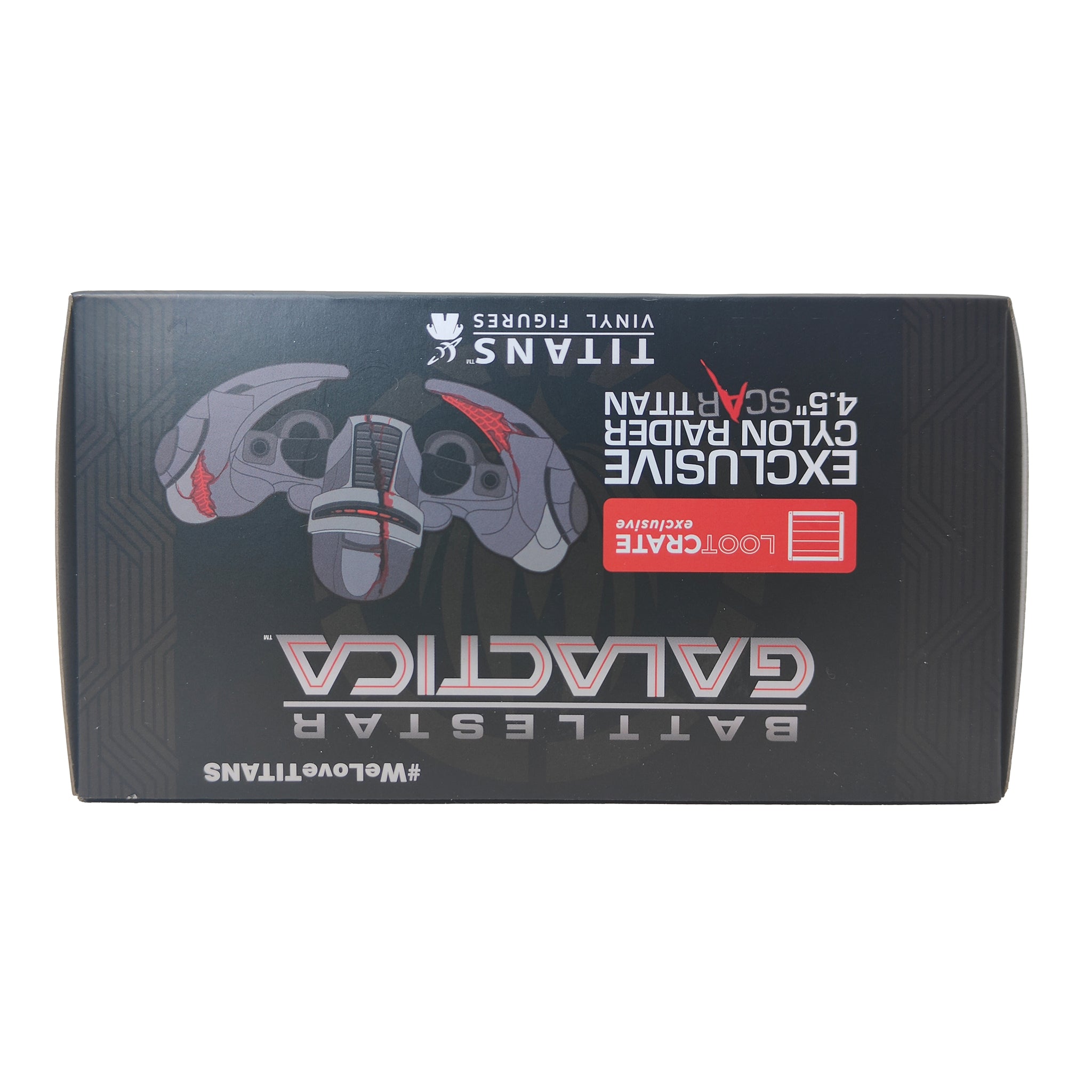 Battlestar Galactica Cylon Raider Exclusive Titans Vinyl Collectible 2016 11cm – TV Icons & Heroes, Titans, 11 cm, 2016, pre-owned collector piece, Uncanny Collectibles Dublin Ireland