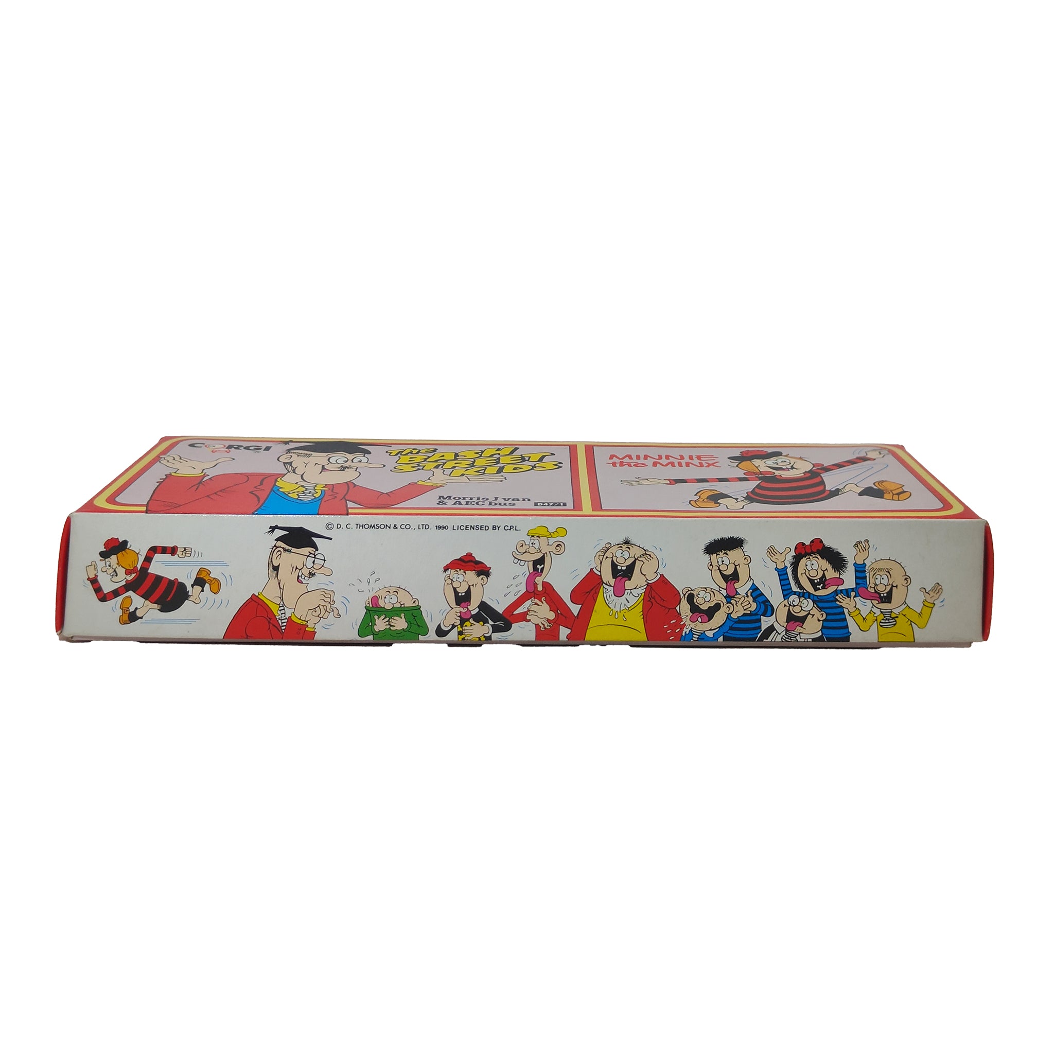 Beano Bash Street Kids Minnie the Minx Corgi AEC Bus and Morris J Van Set