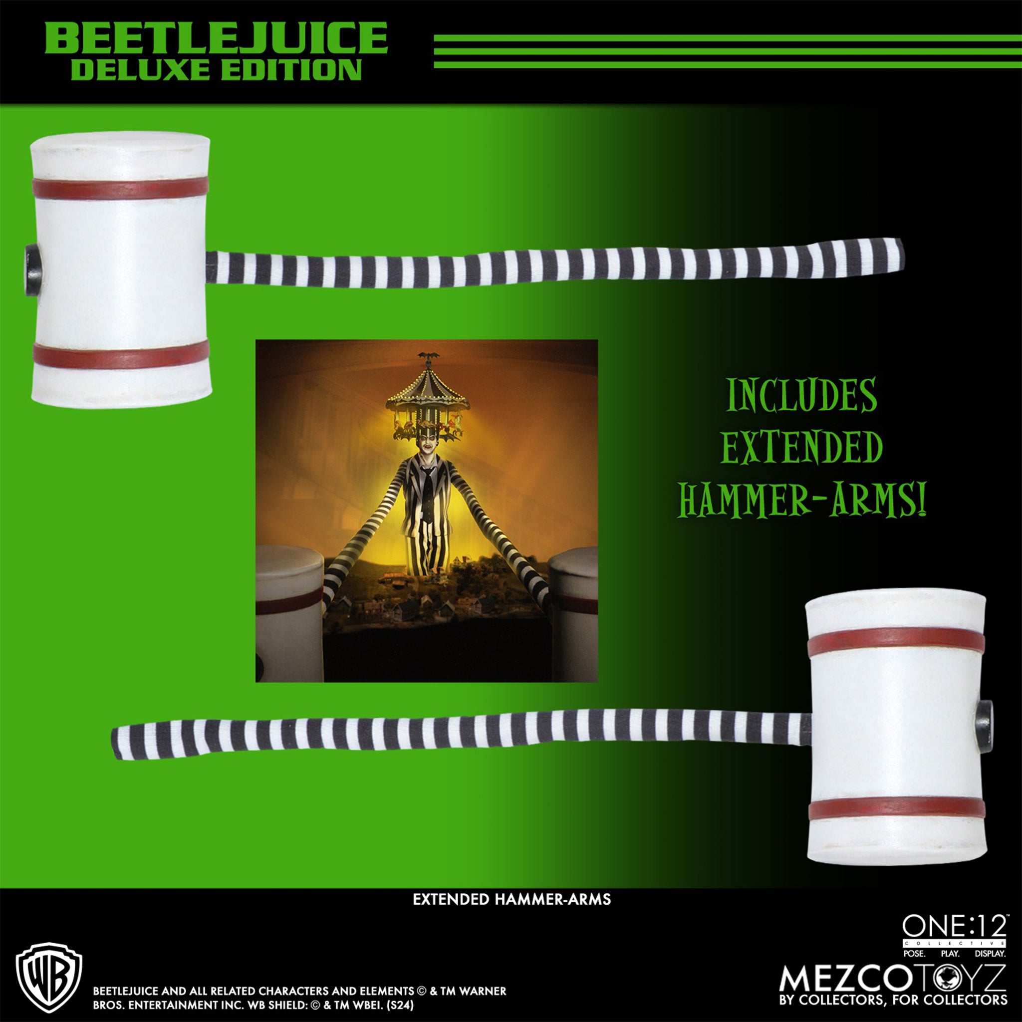 Beetlejuice 1988 Mezco Toyz One:12 Collective Action Figure – photo 10 of 16