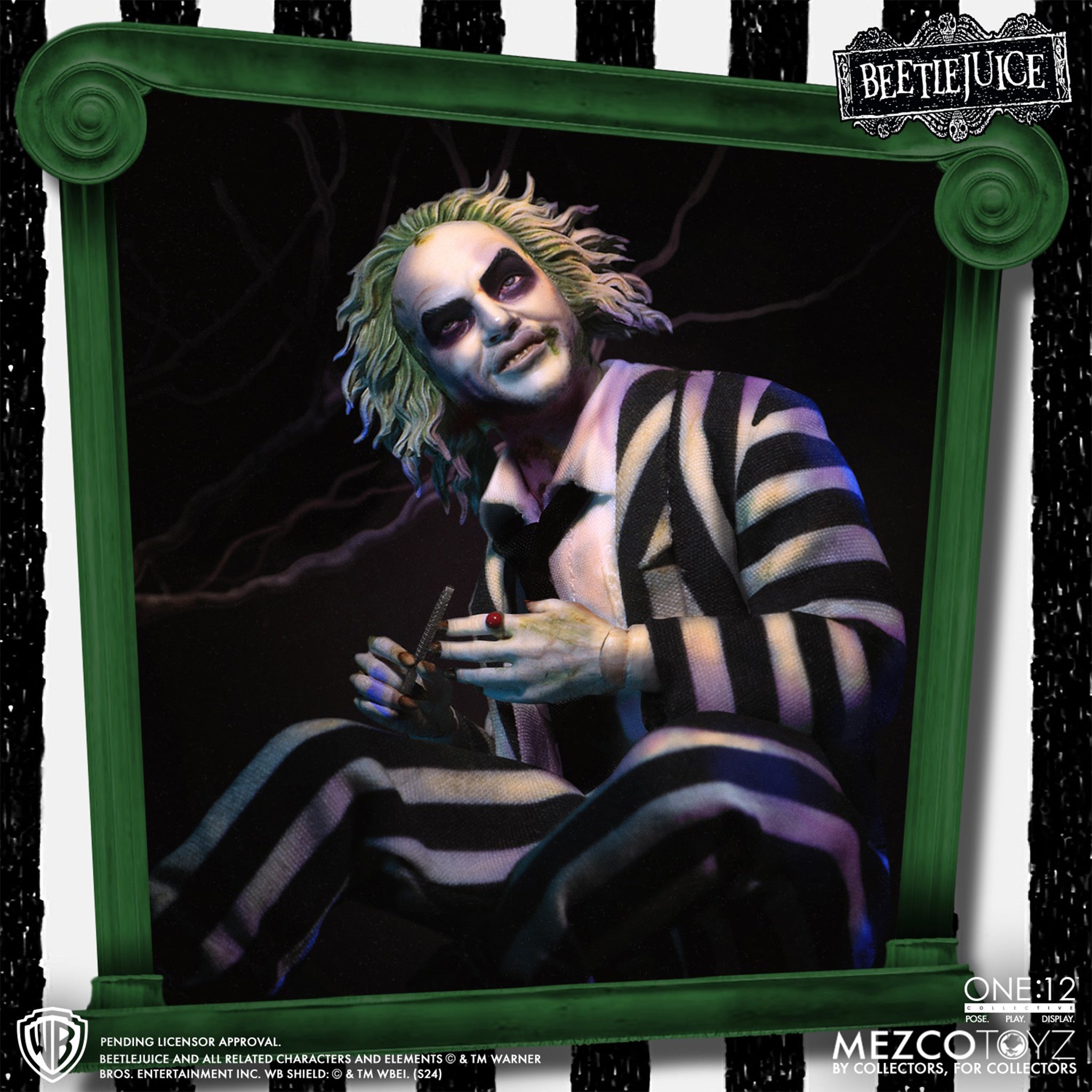 Beetlejuice 1988 Mezco Toyz One:12 Collective Action Figure – photo 4 of 16