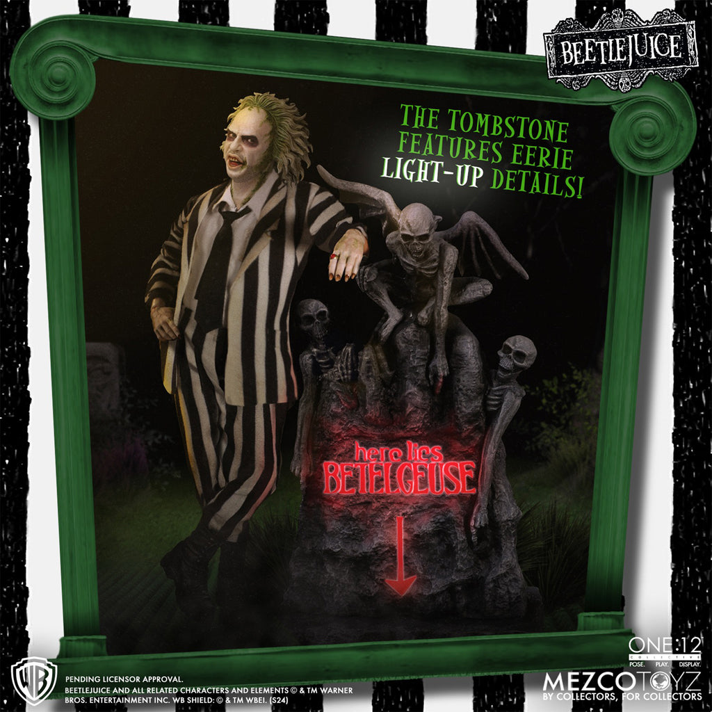 Beetlejuice 1988 Mezco Toyz One:12 Collective Action Figure – photo 5 of 16