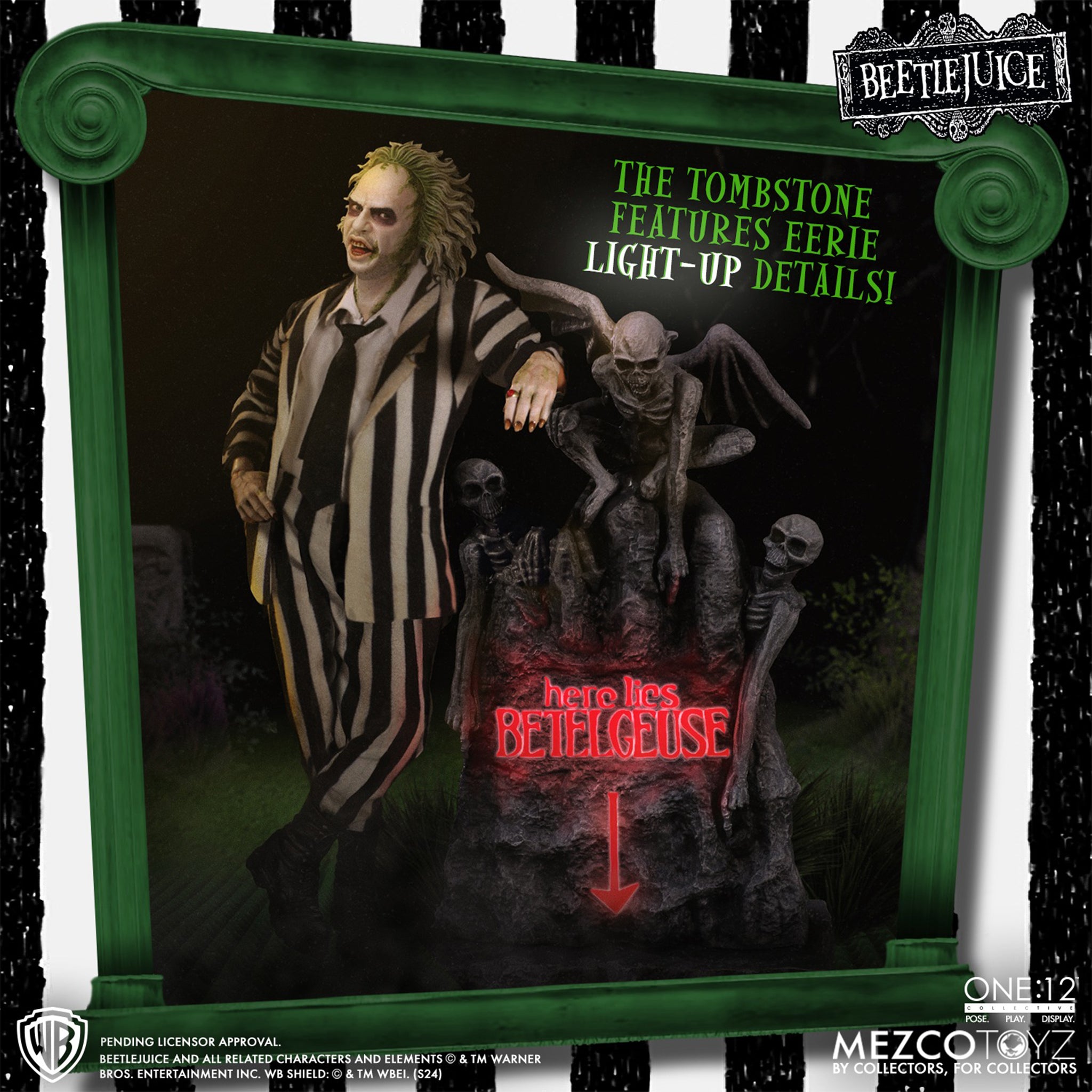 Beetlejuice 1988 Mezco Toyz One:12 Collective Action Figure – photo 5 of 16