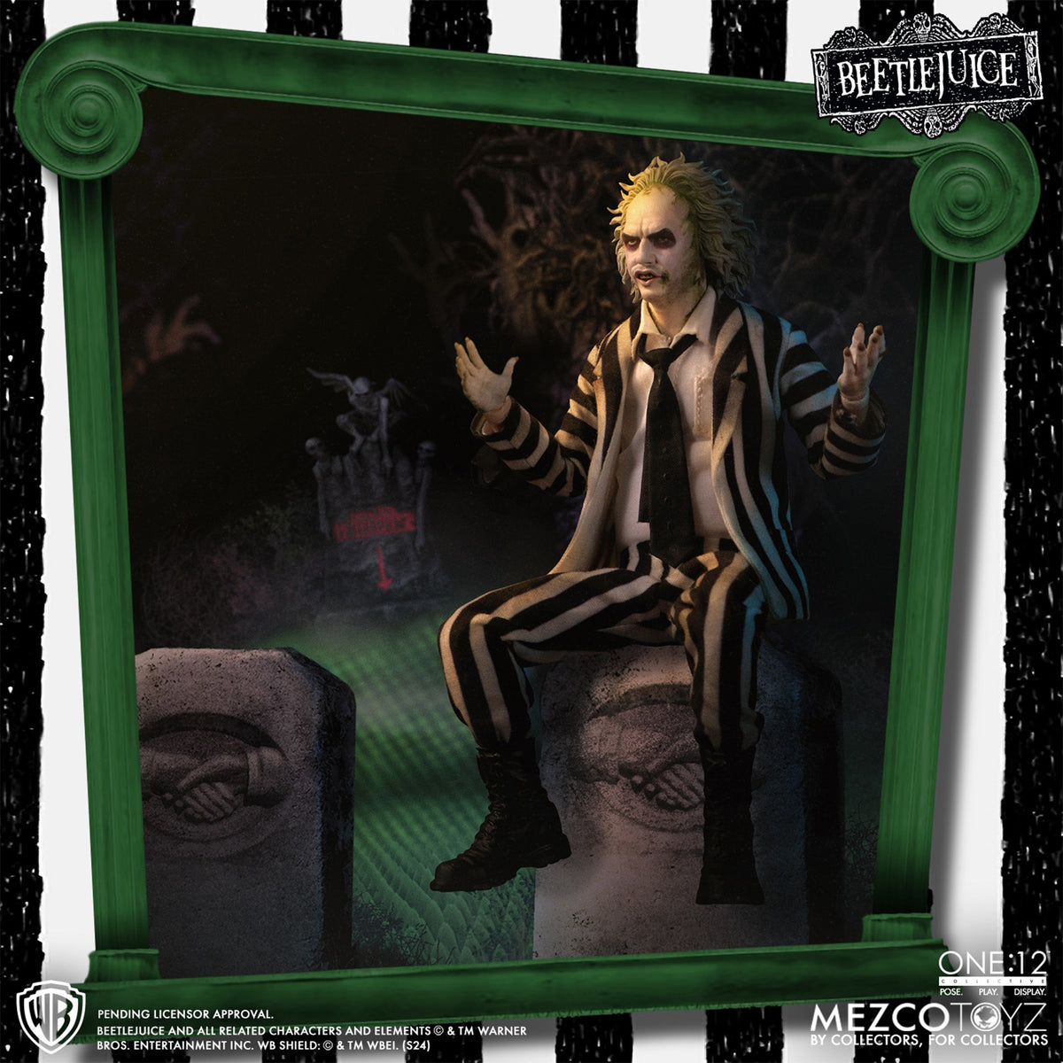 Beetlejuice 1988 Mezco Toyz One:12 Collective Action Figure – photo 7 of 16
