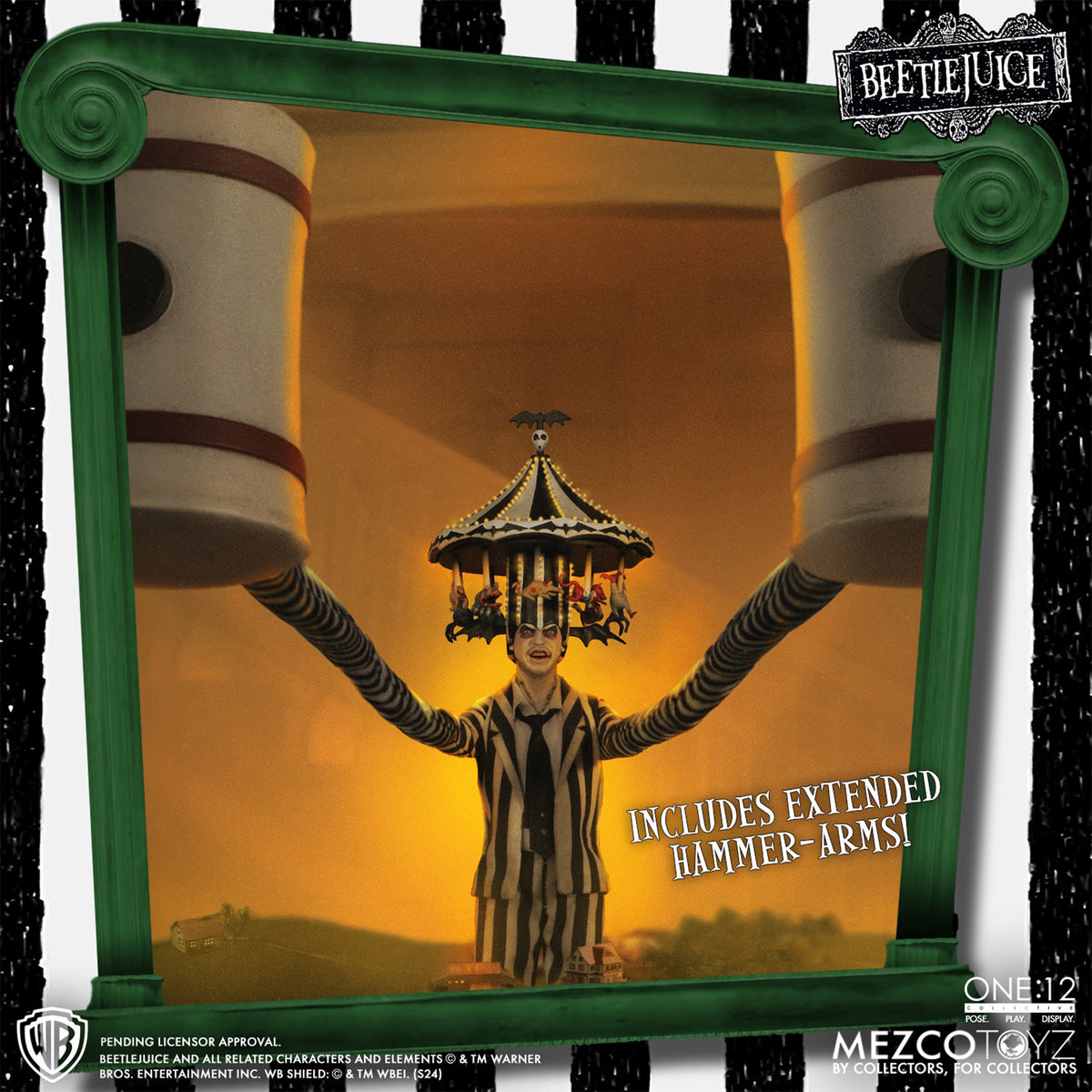 Beetlejuice 1988 Mezco Toyz One:12 Collective Action Figure – photo 14 of 16