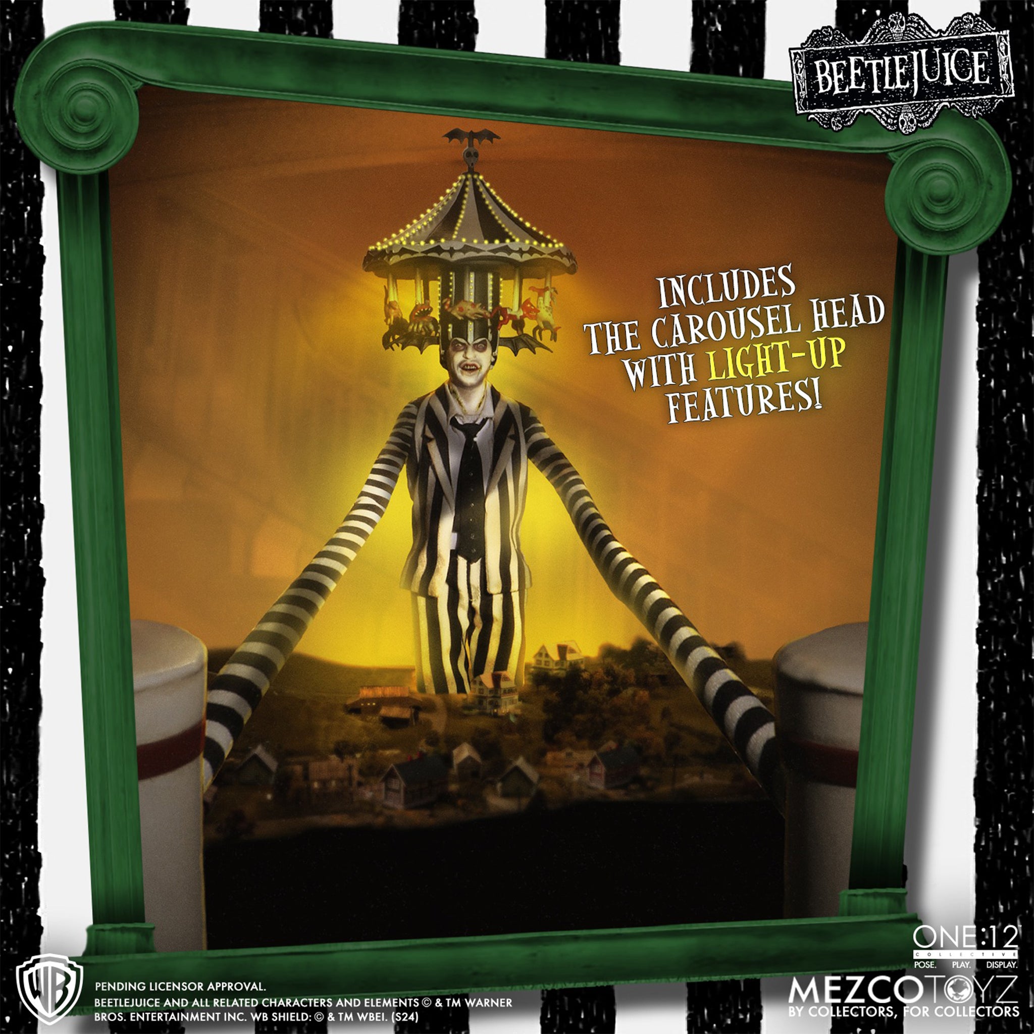 Beetlejuice 1988 Mezco Toyz One:12 Collective Action Figure – photo 13 of 16