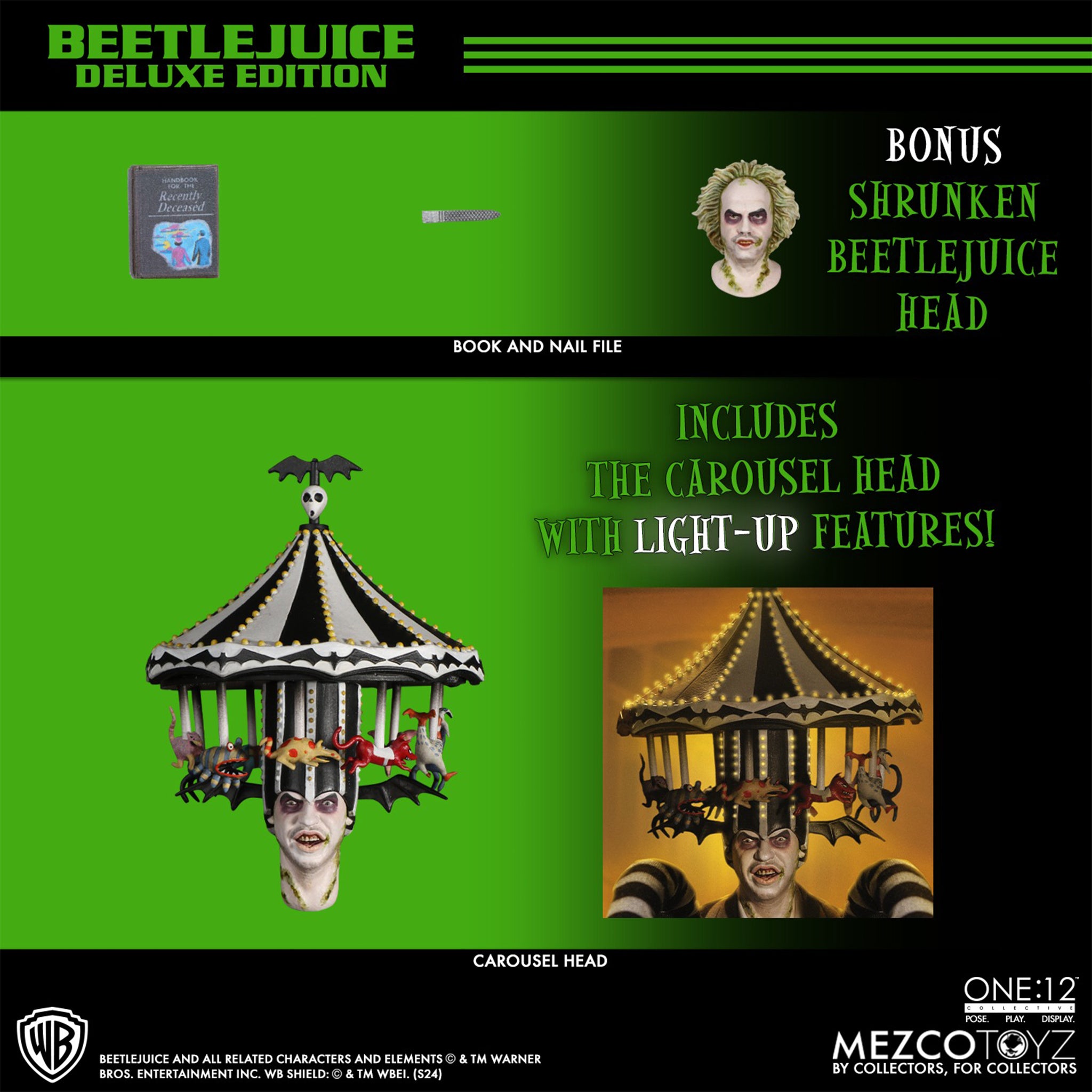 Beetlejuice 1988 Mezco Toyz One:12 Collective Action Figure – photo 11 of 16