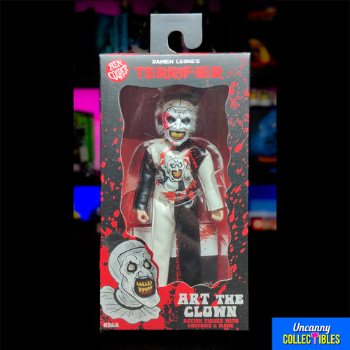 Ben Cooper X Terrifier Art The Clown Action Figure 15cm – Terrifier, NECA, 15 cm, brand new collector item, Uncanny Collectibles Dublin Ireland