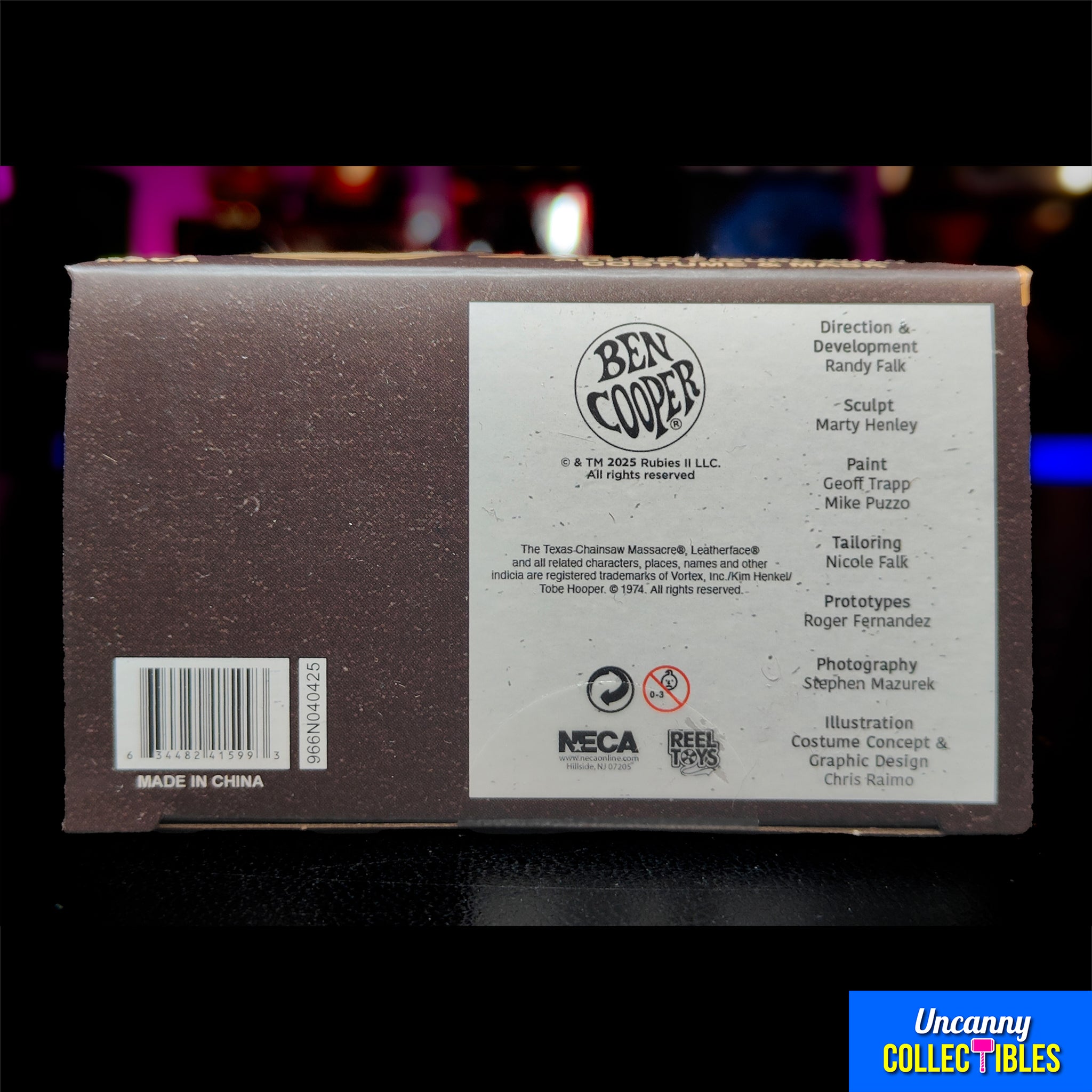 Ben Cooper X Texas Chainsaw Massacre Leatherface Action Figure 15cm