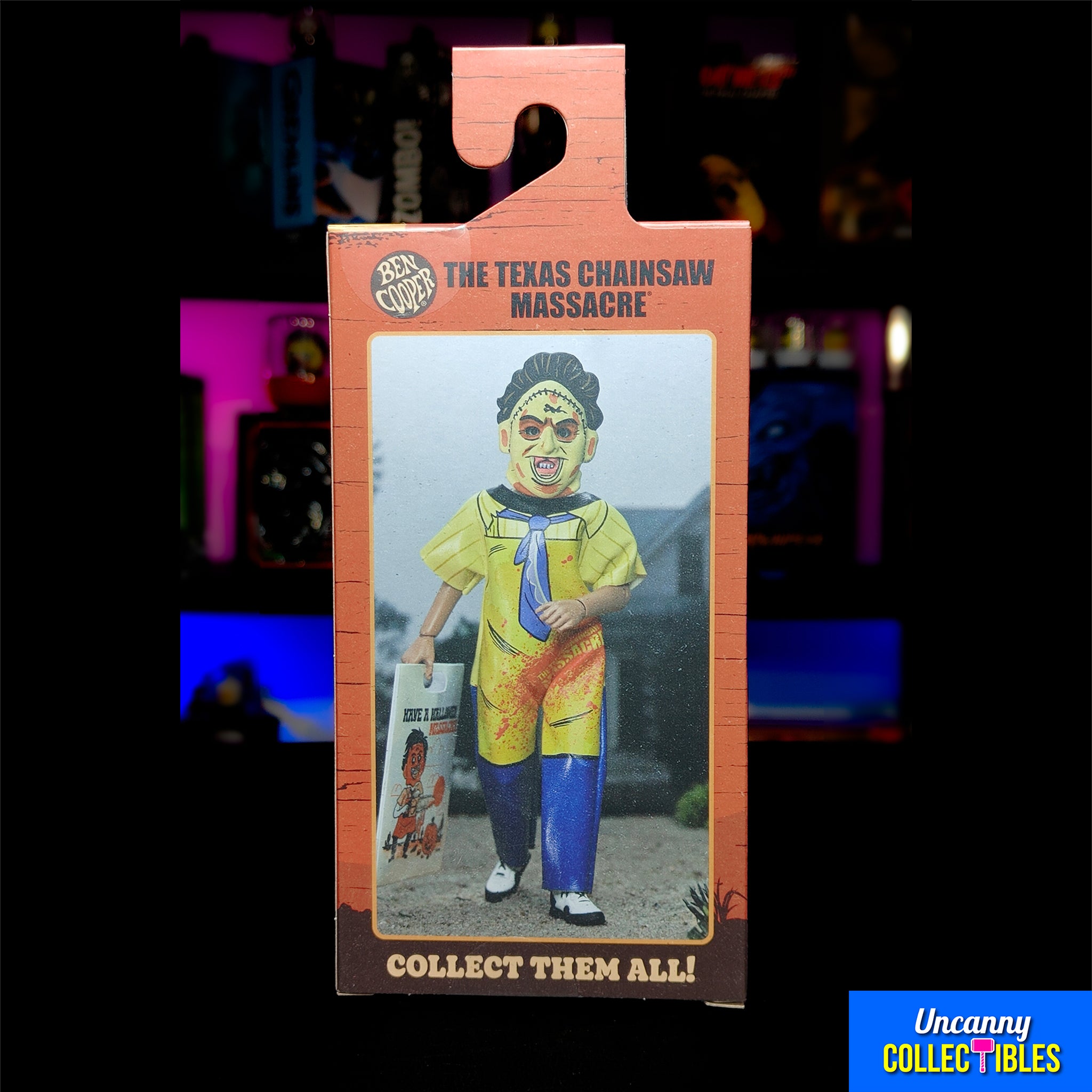 Ben Cooper X Texas Chainsaw Massacre Leatherface Action Figure 15cm – Texas Chainsaw Massacre, NECA, 15 cm, brand new collector item, Uncanny Collectibles Dublin Ireland