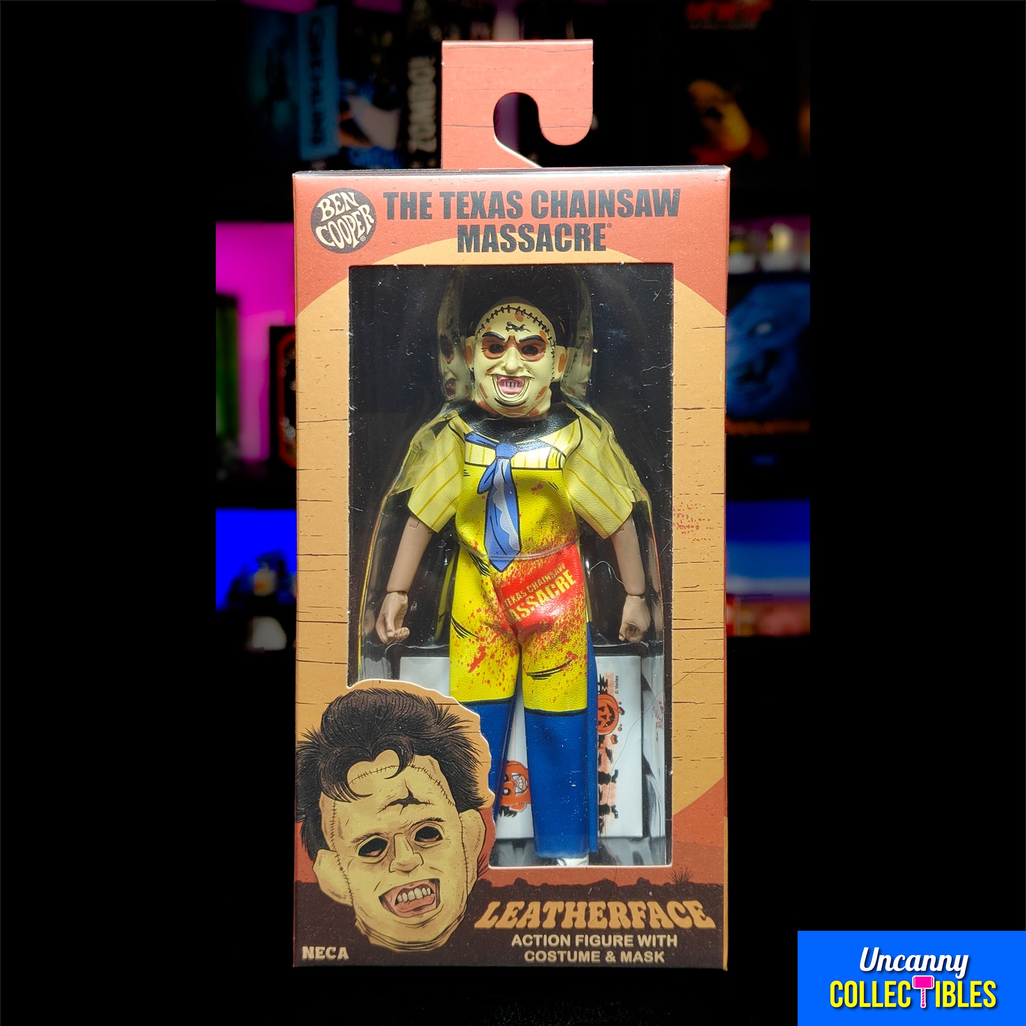 Ben Cooper X Texas Chainsaw Massacre Leatherface Action Figure 15cm – Texas Chainsaw Massacre, NECA, 15 cm, brand new collector item, Uncanny Collectibles Dublin Ireland