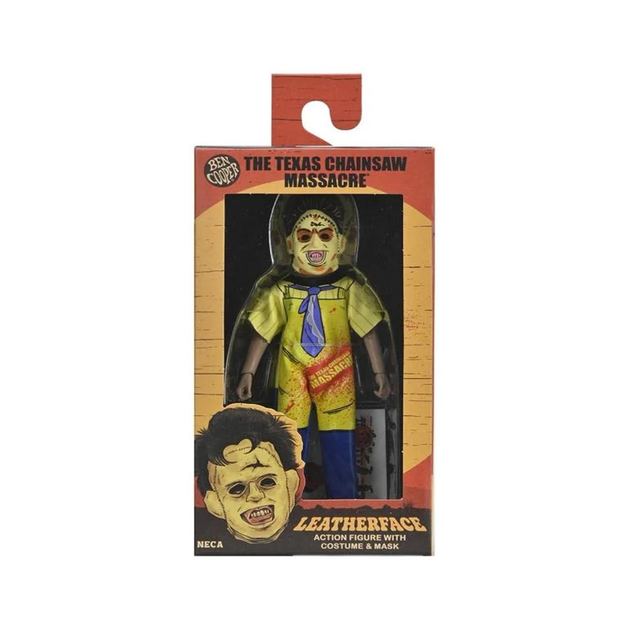 Ben Cooper X Texas Chainsaw Massacre Leatherface Action Figure 15cm – Texas Chainsaw Massacre, NECA, 15 cm, brand new collector item, Uncanny Collectibles Dublin Ireland