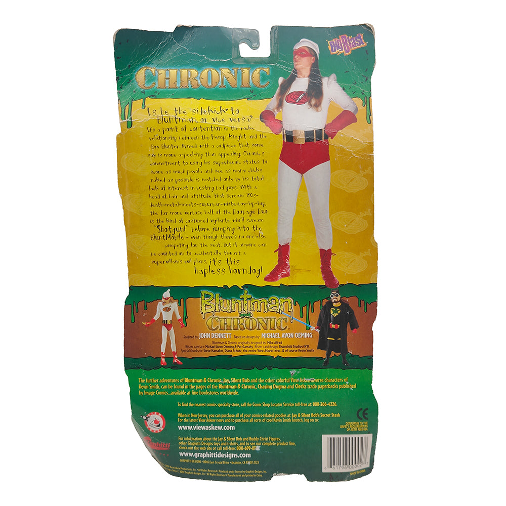 Bluntman And Chronic Set Of 2 Action Figures Big Blast Graphitti Designs 2002 – Movie Icons & Heroes, Vintage Brands, 20 cm, 2002, pre-owned collector piece, Uncanny Collectibles Dublin Ireland