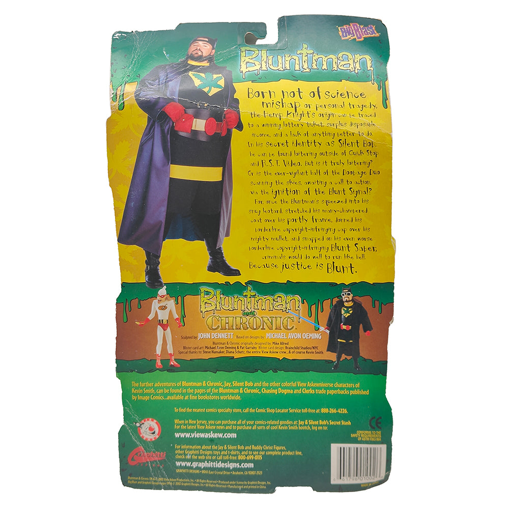 Bluntman And Chronic Set Of 2 Action Figures Big Blast Graphitti Designs 2002 – Movie Icons & Heroes, Vintage Brands, 20 cm, 2002, pre-owned collector piece, Uncanny Collectibles Dublin Ireland