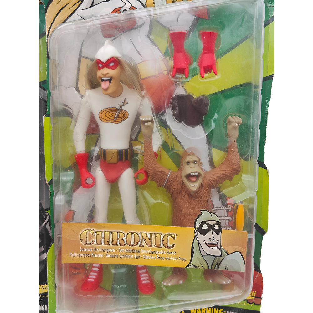 Bluntman And Chronic Set Of 2 Action Figures Big Blast Graphitti Designs 2002 – Movie Icons & Heroes, Vintage Brands, 20 cm, 2002, pre-owned collector piece, Uncanny Collectibles Dublin Ireland