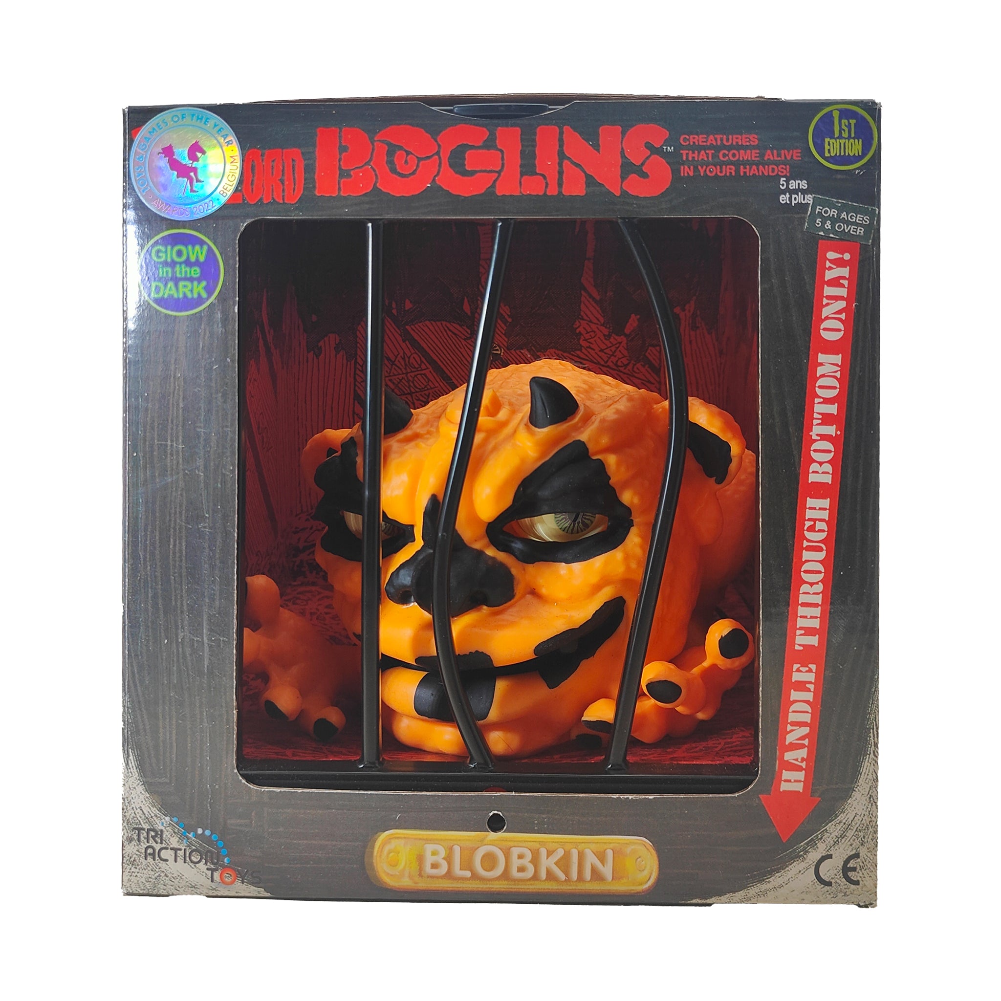 Boglins Dark Lord Blobkin Glow in the Dark Tri Action Toys 2021 – Horror, Tri Action Toys, 17 cm, 2021, pre-owned collector piece, Uncanny Collectibles Dublin Ireland