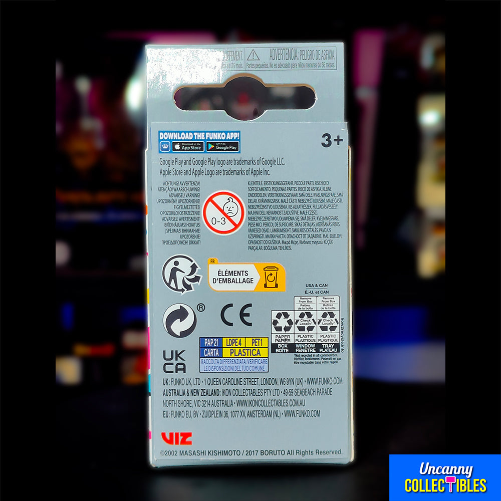 Boruto - Naruto Next Generations Kawaki Funko POP Vinyl Keyring – Anime & Manga, Funko, 4 cm, 2023, brand new collector item, Uncanny Collectibles Dublin Ireland