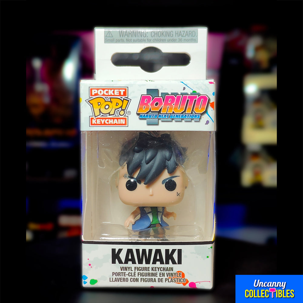 Boruto - Naruto Next Generations Kawaki Funko POP Vinyl Keyring – Anime & Manga, Funko, 4 cm, 2023, brand new collector item, Uncanny Collectibles Dublin Ireland