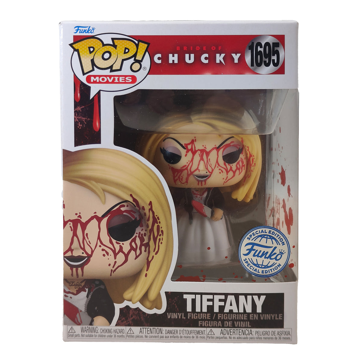 Bride of Chucky Bloody Tiffany Funko Pop 1695 Special Edition Vinyl Figure