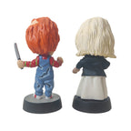 Chucky and Tiffany Little Big Heads Bride of Chucky Sideshow Collectibles