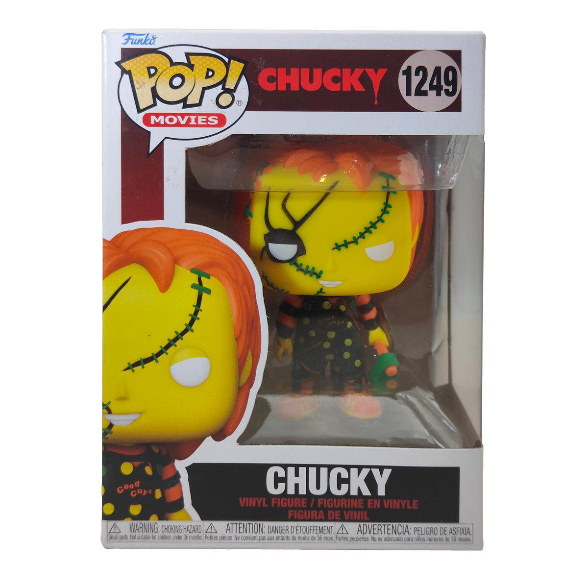 Chucky Black Light Funko Pop 1249 Vinyl Figure