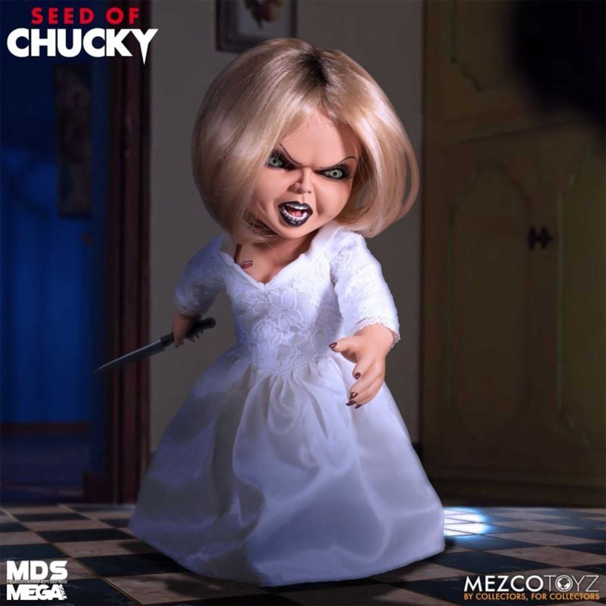 Bride Of Chucky Talking Tiffany Mezco Toyz Action Figure 38cm – Child's Play, Mezco Toyz, 38 cm, brand new collector item, Uncanny Collectibles Dublin Ireland