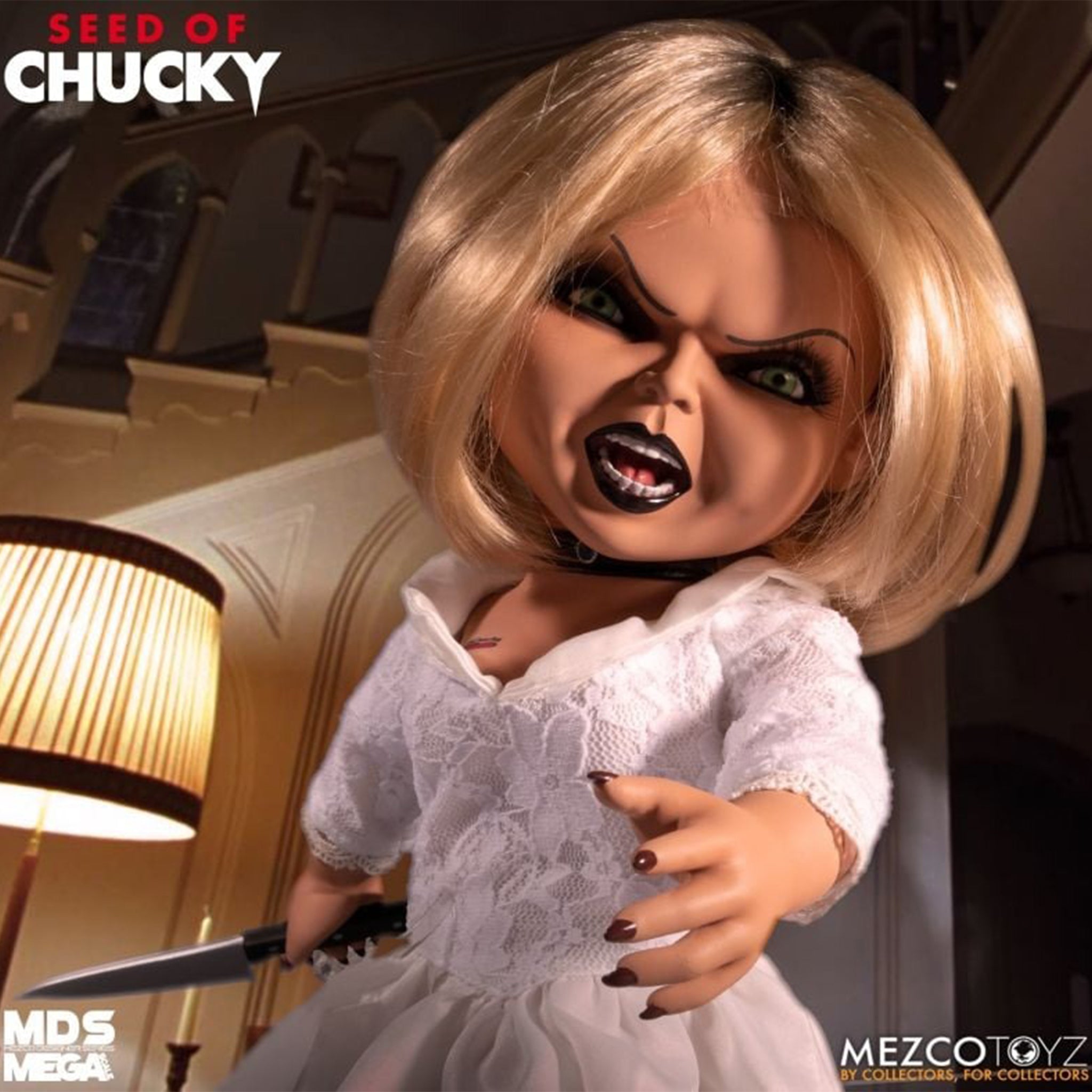 Bride Of Chucky Talking Tiffany Mezco Toyz Action Figure 38cm – Child's Play, Mezco Toyz, 38 cm, brand new collector item, Uncanny Collectibles Dublin Ireland