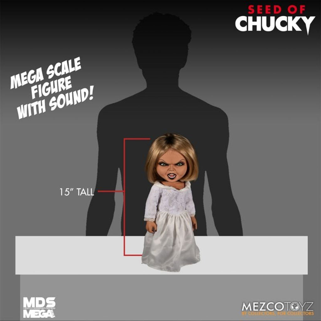 Bride Of Chucky Talking Tiffany Mezco Toyz Action Figure 38cm – Child's Play, Mezco Toyz, 38 cm, brand new collector item, Uncanny Collectibles Dublin Ireland