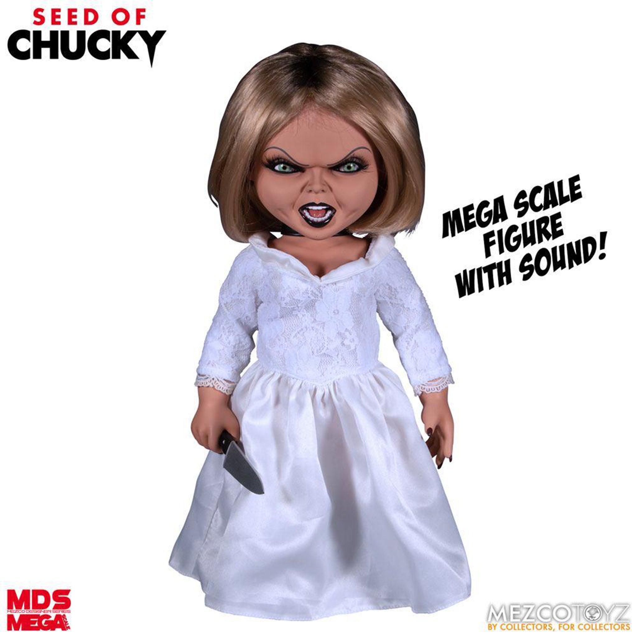 Bride Of Chucky Talking Tiffany Mezco Toyz Action Figure 38cm – Child's Play, Mezco Toyz, 38 cm, brand new collector item, Uncanny Collectibles Dublin Ireland