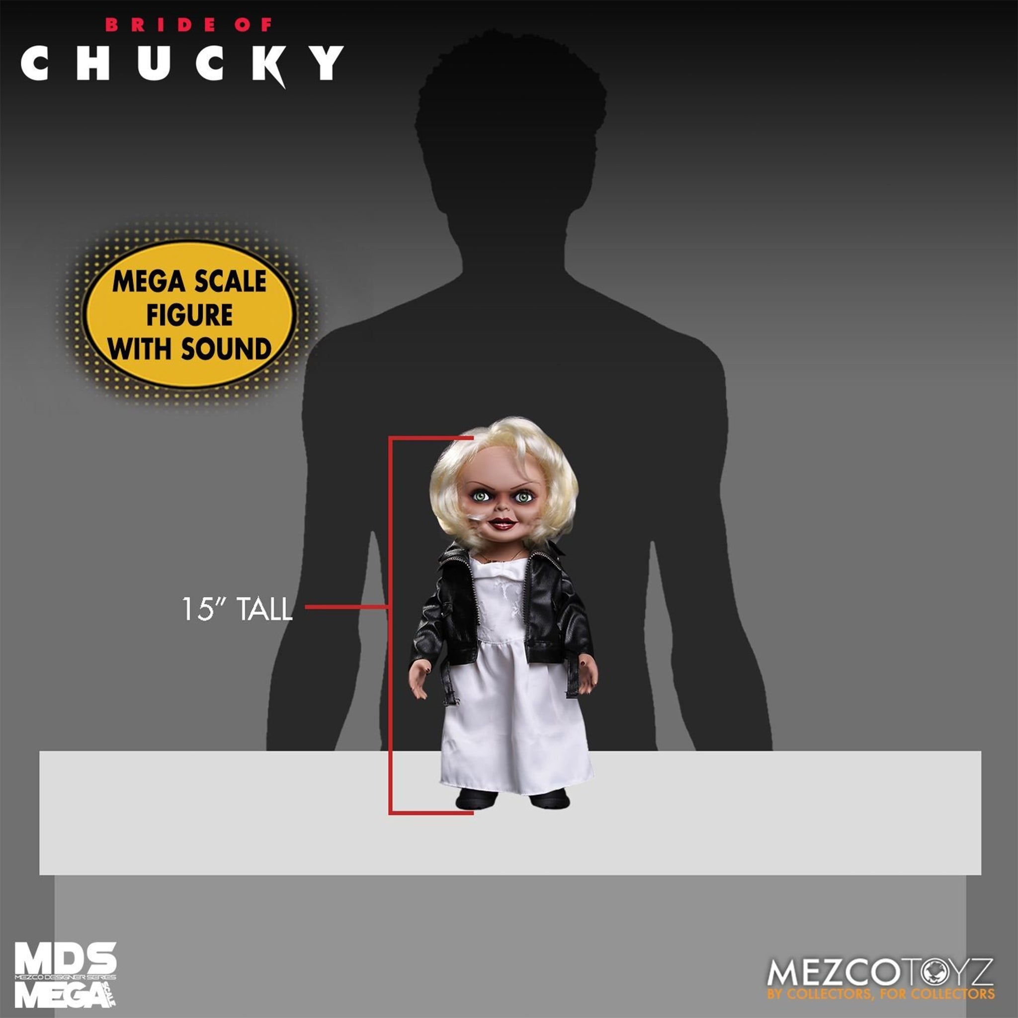 Bride Of Chucky Talking Tiffany Mezco Toyz Action Figure 38cm – Child's Play, Mezco Toyz, 38 cm, brand new collector item, Uncanny Collectibles Dublin Ireland