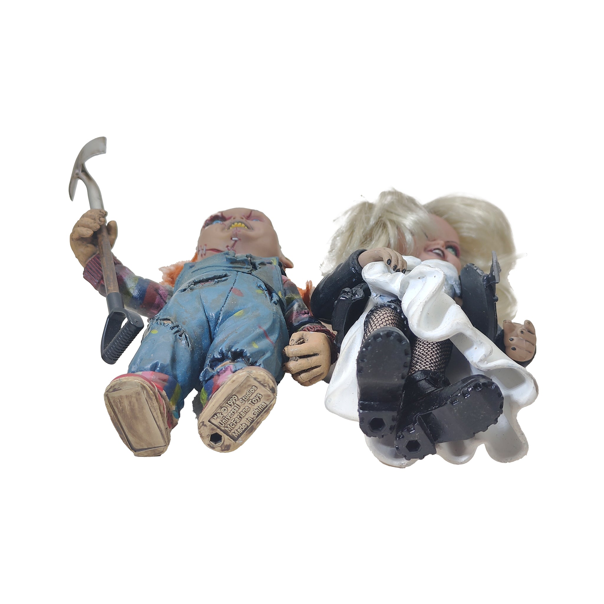 Bride of Chucky Tiffany and Chucky Movie Maniacs 2 McFarlane Figures 1999